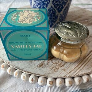 Vintage collectible Avon Vanity Jar